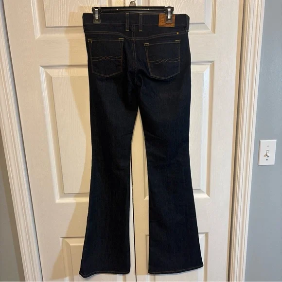 Lucky Brand Charlie Flare Fit Blue Dark Wash Jeans Womens 4x27 - Picture 5 of 11